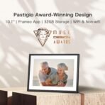 Digital Picture Frame, 10.1'' Frameo Digital Frame Wifi, 32GB Memory, 1280*800 HD Touch Screen Digital Photo Frame, Wall Mountable, Auto-Rotate, Share Instantly, Wedding, Birthday Gifts for Women, Mom - Image 4