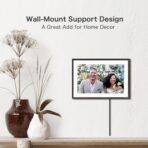 Digital Picture Frame, 10.1'' Frameo Digital Frame Wifi, 32GB Memory, 1280*800 HD Touch Screen Digital Photo Frame, Wall Mountable, Auto-Rotate, Share Instantly, Wedding, Birthday Gifts for Women, Mom - Image 6