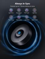 Govee Music Sync Box, Bluetooth Group Control 7 Devices, 22 Dynamic Music Modes, Battery Powered, USB Charged, Supports All Govee Smart Color Light Products - Image 3