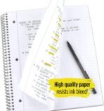 Five Star Spiral Notebooks, 1 Subject, College Ruled Paper, 100 Sheets, 11" x 8-1/2", Color Selected For You, 1 Count (06206) - Image 4