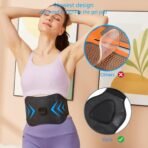 ABS Stimulator, EMS Muscle Stimulator, Ab Machine, Fitness Workout Equipment for Women and Men, Portable Muscle Toner for Abdomen, Black blue - Image 4