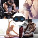 ABS Stimulator, EMS Muscle Stimulator, Ab Machine, Fitness Workout Equipment for Women and Men, Portable Muscle Toner for Abdomen, Black blue - Image 7