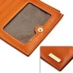 ANDOILT Women's Genuine Leather Wallet RFID Blocking Credit Card Holder Zipper Purse Cell Phone Handbag - Image 6