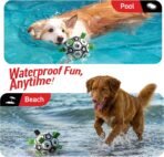 QDAN Dog Toys Dog Balls, World Cup Dog Soccer Ball with Straps, Dog Birthday, Herding Ball, Durable Balls for Small Medium Pet, Puppy Outdoor Toy (6 Inch) - Image 4