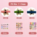 100PCS Pencil Toppers,Cute Pencil Charms for Kids Classroom Prizes & Decorations for School Supplies, Classroom Rewards Kids Incentives - Image 4