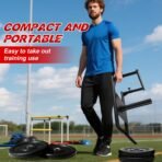 GADFISH Workout Fitness Sled, Weighted Sleds Push Gym Equipment for Adults & Kids, Compatible with 1" & 2" Weight Plates, Multi-Purpose Sled for Outdoor or Home Fitness Training - Image 6