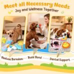 KIPRITII Whimsical Squeaky Dog Toys for Small Dogs & Puppies – Plush Toys Pack with Storage Bag, 9 Pcs Stuffed Puppy Chew Toys with Squeakers to Relieve Boredom - Image 5