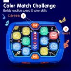 hahaland Toys for Ages 5-7 - Interactive Whack A Game with Sound and Light Stem Montessori Toy for Kids Age 3 4 5 6 7 Years Old Birthday Easter Basket Stuffers - Image 4