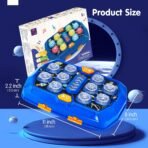 hahaland Toys for Ages 5-7 - Interactive Whack A Game with Sound and Light Stem Montessori Toy for Kids Age 3 4 5 6 7 Years Old Birthday Easter Basket Stuffers - Image 7