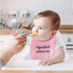 The Peanutshell Baby Girl Terry Bib Set of 8-100% Cotton, Soft, Absorbent Baby Bibs, Toddler Girl Set, Newborn & Infant Bib - Pink - Image 7