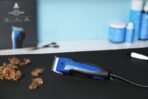 Andis 68520 Excel Professional 5-Speed Detachable Blade Clipper Kit - Animal/Dog Grooming, Rotary Motor, Soft-Grip Anti-Slip Housing, 14-Inch Cord, for All Coats & Breeds, SMC, Blue - Image 5