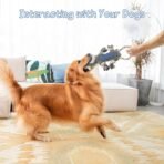 Funny Plush Dog Chew Toys, Squeaky Dog Toys, Interactive Tug of War Puppy Toys, Stuffed Dog Toys for Small, Medium and Large Dogs - Monkey - Image 4