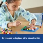 Learning Resources STEM Explorers Pixel Art Challenge - Science Kits & STEM Activities for Kids, Pattern Blocks, Fine Motor Skills, Math Manipulatives, Sorting and Counting, Gifts for Boys and Girls - Image 3