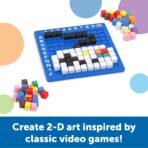 Learning Resources STEM Explorers Pixel Art Challenge - Science Kits & STEM Activities for Kids, Pattern Blocks, Fine Motor Skills, Math Manipulatives, Sorting and Counting, Gifts for Boys and Girls - Image 4