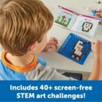 Learning Resources STEM Explorers Pixel Art Challenge - Science Kits & STEM Activities for Kids, Pattern Blocks, Fine Motor Skills, Math Manipulatives, Sorting and Counting, Gifts for Boys and Girls - Image 5