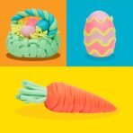Play-Doh Eggs 24-Pack, Dinosaur & Dragon Egg Hunt Toys, Modeling Compound for Birthday Gifts & Party Favors, Easter Basket Stuffers, Kids Ages 2 and Up (Amazon Exclusive) - Image 4
