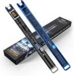 2 Pack Electric Candle Lighters - Rechargeable USB-C Arc Lighters with LED Display & Transparent See-Through Tech Design, Windproof Long Lighter for Candles,BBQ,Camping,Stoves,Stocking Stuffers - Image 2