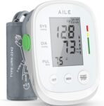 AILE Blood Pressure Monitor, Blood Pressure Machine Upper Arm Large Cuff(8.7"-16.5"), High Automatic Blood Pressure Monitors Cuff for Home Use, Manual Arm Bp Monitor, 2 * 99 Memory (White) - Image 2