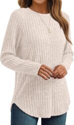 AUTOMET Womens Long Sleeve Shirts Fall Fashion Tops Blouses Dressy Sweaters Tunic Winter Clothes Casual Outfits - Image 2