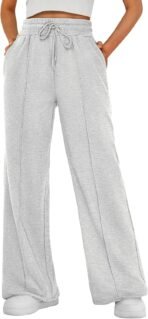 AUTOMET Womens Wide Leg Sweatpants Baggy Lounge Travel Pants Fall Fashion Outfits 2026 Winter Clothes Joggers - Image 2