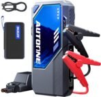 AUTOONE M4 Jump Starter 8000A Car Battery Jumper Starter Portable, 12V Jump Pack (All Gas/12L Diesel) Jump Box for Car Battery with Built-in Booster, Storage Case, LED Light, Jumper Cables - Image 2