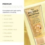 AZURE 24K Gold Firming Peel Off Face Mask - Anti Aging, Lifting, Illuminating & Revitalizing - Removes Blackheads, Dirt & Oil with Hyaluronic Acid & Collagen - Korean Skin Care - 150 mL - Pack of 2 - Image 2