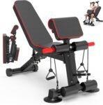 Adjustable Weight Bench - Utility workout Benches for Exercise, Free Installation Design for Portable Fitness Strength Training Equipment at Home Gym - Image 2