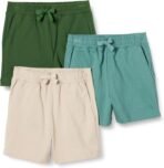Amazon Essentials Boys and Toddlers' Pull-on Cotton Jersey Shorts with Elastic Waist - Image 2