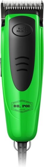 Andis Dr. Pol Easy Clip Versa Clipper Kit - Complete Grooming Solution with Detachable Blades, Attachment Combs, Nail Clipper & More for Safe, Efficient Grooming of All Dog Types, Green, 561121 - Image 2