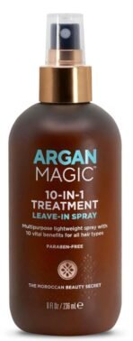 Argan Magic 10 in 1 Hair Treatment & Stylizing Multipurpose Leave in Spray for all Hair Types | Made in USA | Paraben Free | Cruelty Free (8 oz) - Image 2
