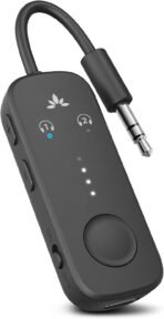 Avantree Relay - Premium Airplane Bluetooth Adapter with Advanced Qualcomm Chipset, 2 Headphones Support, 25hrs Play Time, aptX Adaptive & HD Audio Transmitter for Airpods, Bose & Travel Flight - Image 2