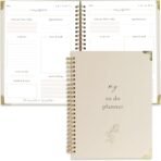 Beautiful To Do List Notebook - Aesthetic Daily Planner to Easily Organize Your Tasks And Boost Productivity - Stylish Undated ADHD Planner Gift and The Perfect School or Office Supplies For Women - Image 2