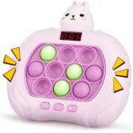 Blackma Fast Push Pop Game - Light Up Fidget Toy for Kids, Handheld Sensory Puzzle Game, Easter Christmas Birthday Gifts for 3-12 Year Old Boys & Girls (Rabbit) - Image 2