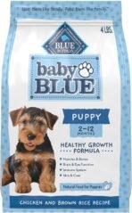 Blue Buffalo Baby Blue Natural Dry Food for Puppies, Healthy Growth Formula with DHA, Savory Chicken Recipe, 4-lb Bag - Image 2
