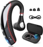 Bluetooth Headset V5.3, Bluetooth Earpiece with 72H Talk Time, Hand-Free Headphones Comfortable Fit, Bluetooth Headphones with Microphone for iOS, Android Devices, for Trucker/Office - Image 2
