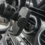 Car Cell Phone Holder Mount for Ford Mustang Ecoboost GT Premium Shelby GT 350 500 Shelby GT500 V6 (Not for Mach E) 2015-2023 Accessories Circular Air Vents Cellphone Mobile Phone Stand - Image 2