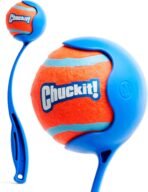 Chuckit! Dog Ball Launcher 12M Sport with 12" Handle Length for Medium 2.5" Dog Balls For Dogs 20-60 lb, Plastic Pet Fetch Ball Thrower, Perfect for Kids, Made in USA, Blue - Image 2