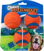 Chuckit! Dog Balls - Interactive Dog Toys, High-Bounce Fetch Ball, Ultra and Rugged Balls, Durable - Size Medium, 2.5-inch Diameter, Set of 3 - Image 2
