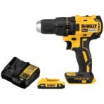 DEWALT 20V MAX Cordless Drill Driver Set, Electric Drill, Brushless 1/2 In 2 Speed, 2.0 Ah Battery and Charger Included, LED Light (DCD777D1) - Image 2