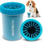 Dexas MudBuster Portable Dog Paw Cleaner, Medium, Blue - Premium Quality Pet Supplies and Accessories - Image 2