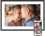 Digital Picture Frame, 10.1'' Frameo Digital Frame Wifi, 32GB Memory, 1280*800 HD Touch Screen Digital Photo Frame, Wall Mountable, Auto-Rotate, Share Instantly, Wedding, Birthday Gifts for Women, Mom - Image 2