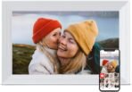 Digital Picture Frame, 10.1 inch Frameo Digital Frame WiFi, 1280 * 800 IPS HD Touchscreen, 32GB Storage, Instant Share Pictures Video, Smart Photo Frame Electronic, Gifts for Mom, House Warming - Image 2