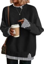 Disamer Womens Sweaters Fall Clothes Fashion 2026 Cowboy Chic Knit Cozy Sweater School Teacher Outfits Long Sleeve Pullover - Image 2