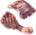 Dog Chew Toys for Aggressive Chewers：2 Pack Indestructible Dog Toy for Large Breed- Tough Nylon Teething Bone Toy to Keep Them Busy - Image 2