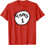 Dr. Seuss Thing 1 Emblem T-Shirt - Image 2