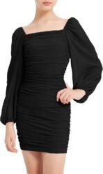 EXARUS Girls Dress Teen Long Sleeve/Cami/One Shoulder Dance Tweens Easter Party Formal Graduation Tight Bodycon HOCO Dresses - Image 2