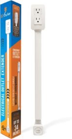 EZ Outlet Electrical Outlet Extender. Access Hard-to-Reach Outlets! Features USB-A, USB-C, and 2 AC Outlets, Extends 22"-34", Rotates 180°. Use Behind Couches, Nightstands, Desks, and More. - Image 2