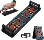 Foldable PushUp Stands Board Fitness,Workout Equipment for Home Gym, Men & Women Adjustable Pushup Board for Chest, Abs, Arms & Core Training,Portable Push-Up Board for Full Body Exercise - Image 2