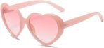 Girls Fashion Polarized Heart Shaped Sunglasses, Fashion Lovely Rave Party Sun Glasses, Ages 3-10 - Image 2