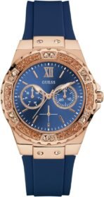 Guess Women's Stainless Steel + Stain Resistant Silicone Watch - Image 2